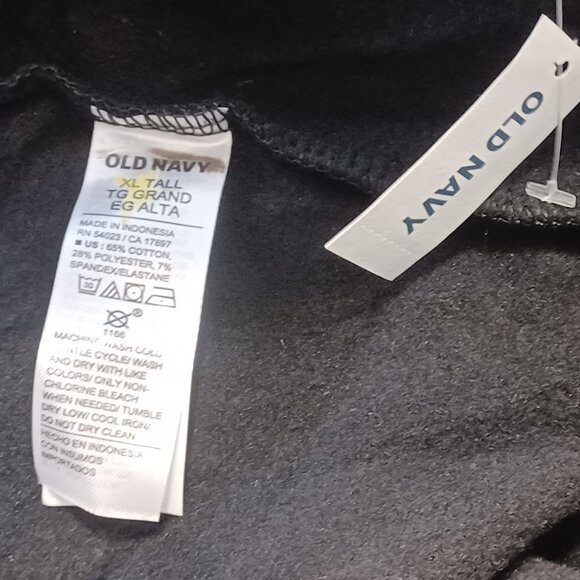 NEW Old Navy Blackjack Black High Waisted Fleece Lined Fashion Layering Legging - Picture 12 of 15